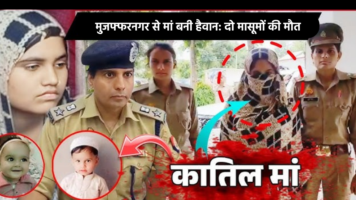 मुजफ्फरनगर से मां बनी हैवान: दो मासूमों की मौत